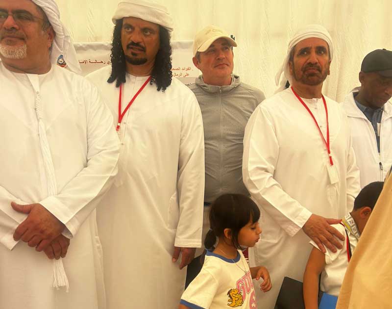 Group photo with traditional clothing